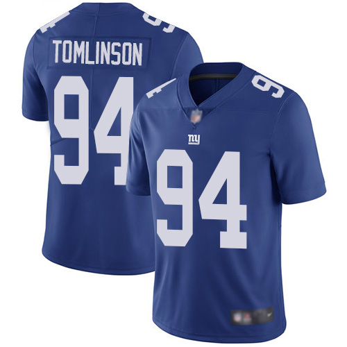 Men New York Giants 94 Dalvin Tomlinson Royal Blue Team Color Vapor Untouchable Limited Player Football NFL Jersey